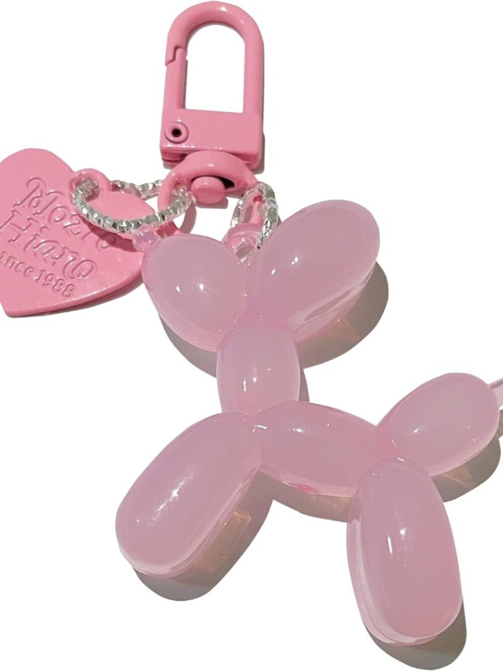 Jelly Balloon Dog Keychain for Women, Cute Bag Charms Key Chain